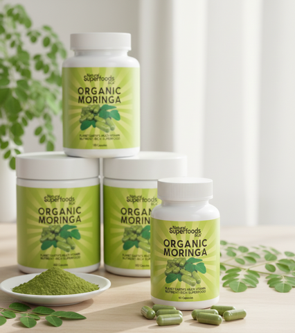 Organic Moringa Capsules – Natural Superfoods & Co