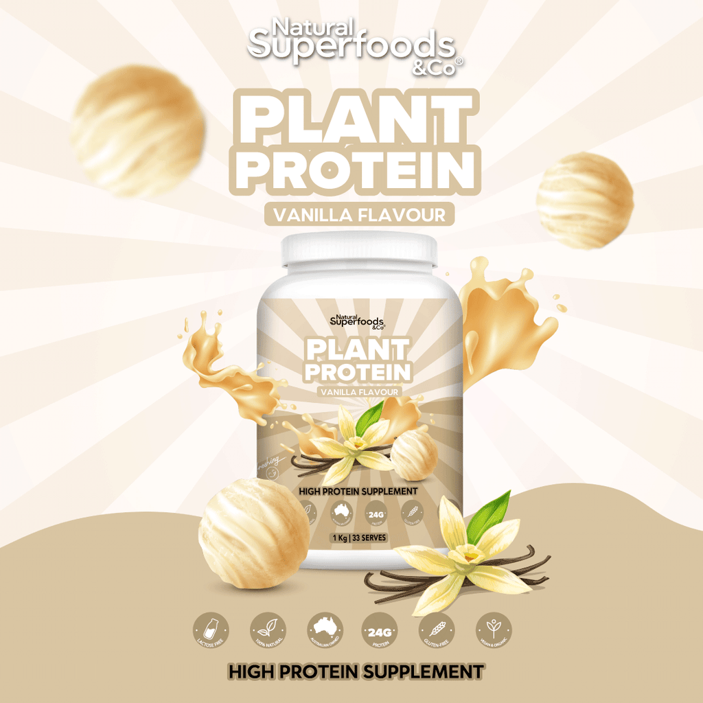 Plant Protein Powder Vanilla 1Kg