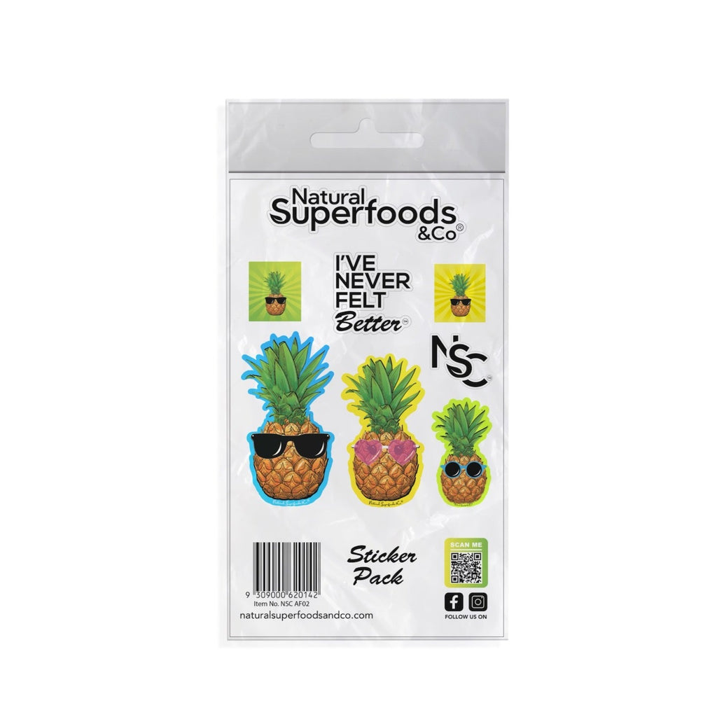 Nsc Sticker NSC Sticker Packs – Natural Superfoods & Co