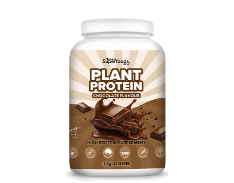 plant protein - chocolate flavour high protein supplement